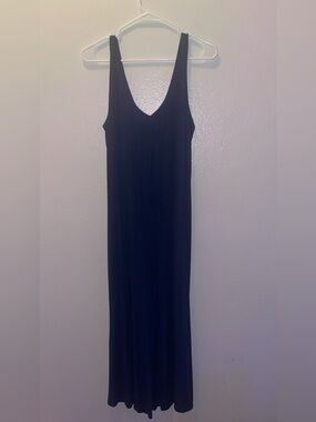 Victoria's Secret Navy Sleeveless V-Neck Maxi Jumpsuit